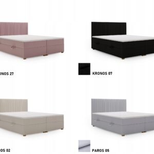 Lozko-do-sypialni-MALDO-160x200-z-PIKOWANYM-zaglowkiem-2x-pojemnik-KOLORY-Kolekcja-MALDO Pat tapițat MALDO cu ladă de depozitare