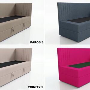 Tapczan-lozko-mlodziezowe-MOLI-80x200-z-MATERACEM-i-pojemnikiem-Kolor-obicia-niebieski Pat tineret MOLI cu ladă de depozitare