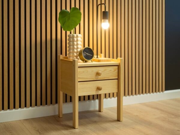 idasosna1 Noptieră din Lemn Masiv Kaja