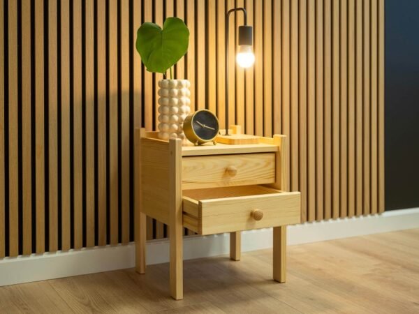 idasosna2 Noptieră din Lemn Masiv Kaja