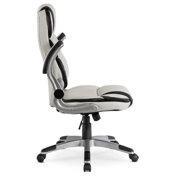 product-1391-3 Fotoliu pivotant LIVERPOOL Eco-piele alb — MOBILA