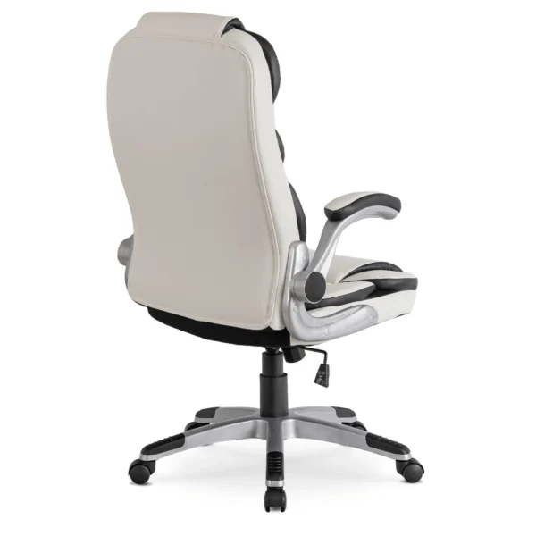 product-1391-4 Fotoliu pivotant LIVERPOOL Eco-piele alb — MOBILA