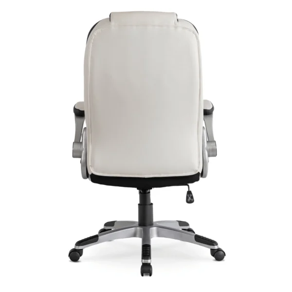 product-1391-5 Fotoliu pivotant LIVERPOOL Eco-piele alb — MOBILA