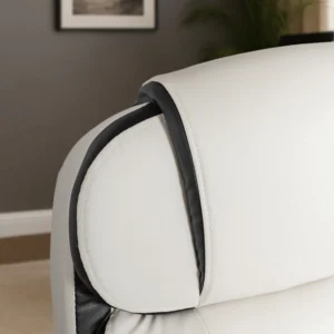 product-1391-6 Fotoliu pivotant LIVERPOOL Eco-piele alb — MOBILA