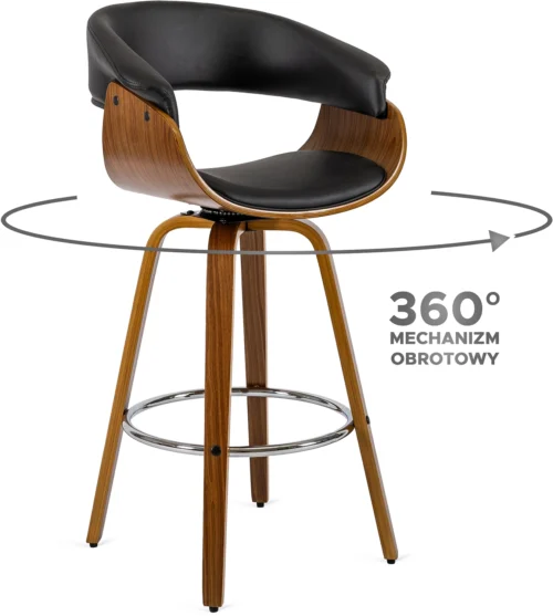 JERSEY Scaun pivotant din piele ecologică