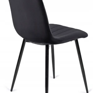Scaun IBIS Velur negru — MOBILA