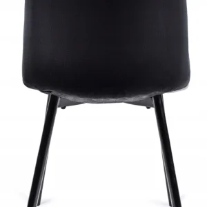 Scaun IBIS Velur negru — MOBILA