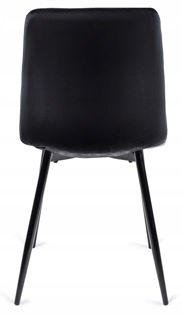 Scaun IBIS Velur negru — MOBILA