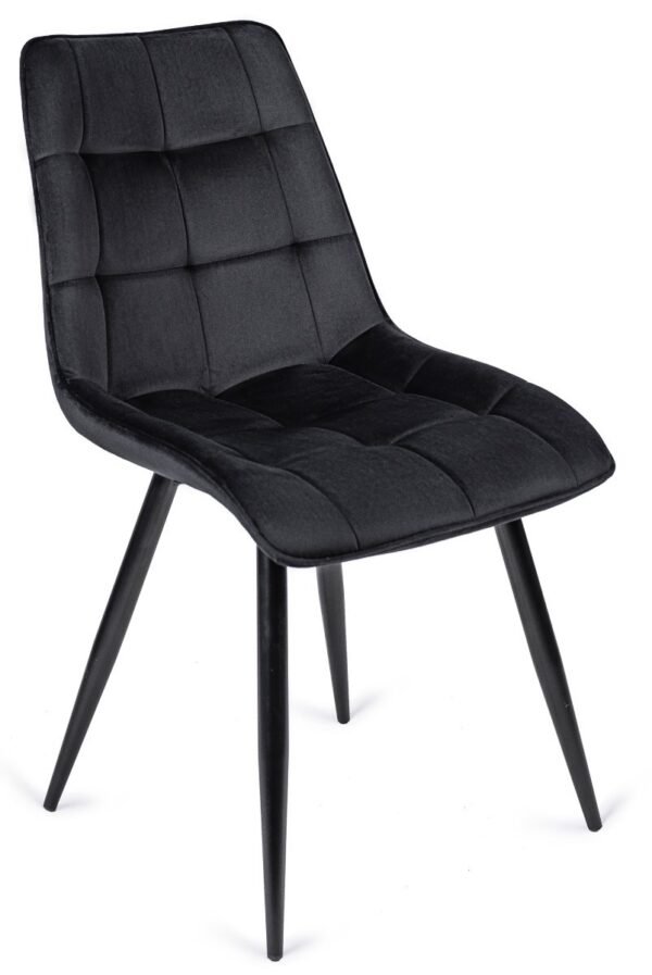 product-1495-0 Scaun RIO Velur negru — MOBILA