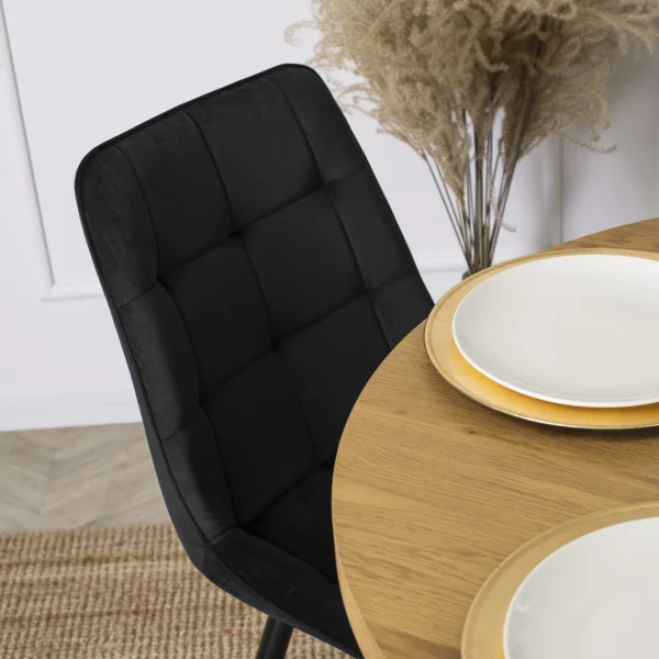 product-1495-3 Scaun RIO Velur negru — MOBILA
