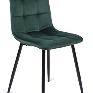 Scaun PERU din catifea verde