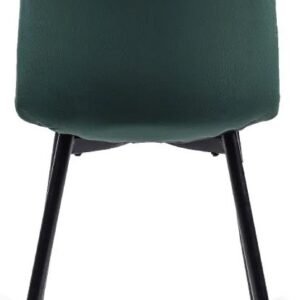 Scaun PERU din catifea verde