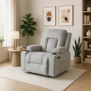 BOX 2 Scaun de masaj reclinabil gri