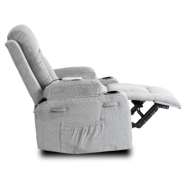 BOX 2 Scaun de masaj reclinabil gri