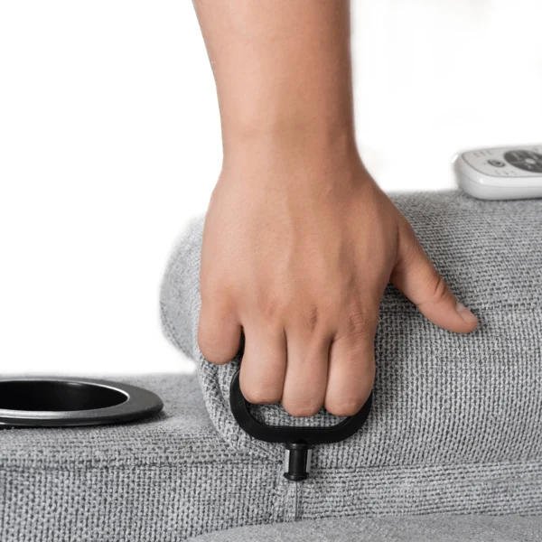 BOX 2 Scaun de masaj reclinabil gri