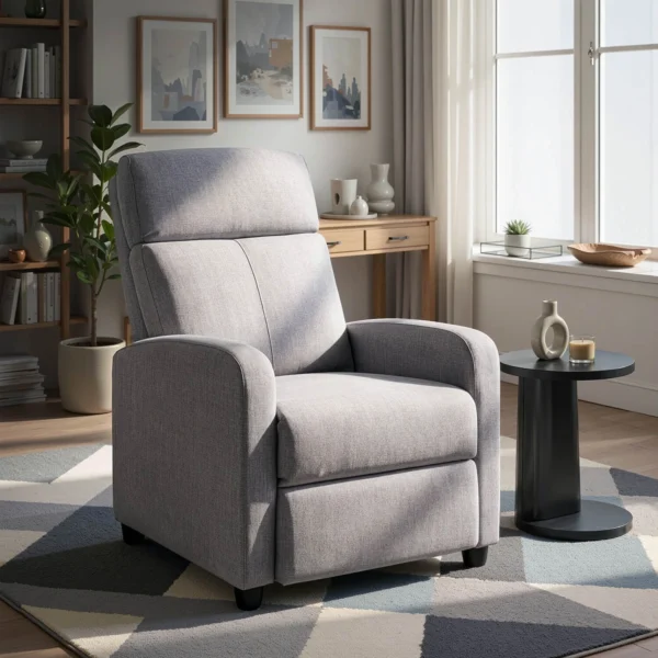 Fotoliu reclinabil DANNY Gri