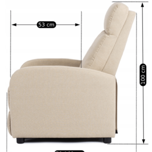 Fotoliu reclinabil DANNY Bej