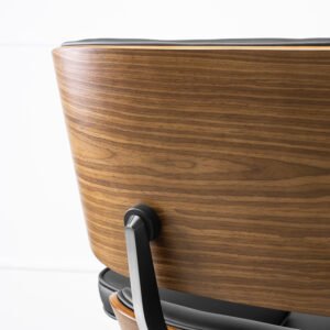 Scaun reclinabil PALERMO cu suport pentru picioare, piele ecologică neagră