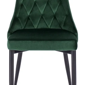 Scaun din velur verde CORK