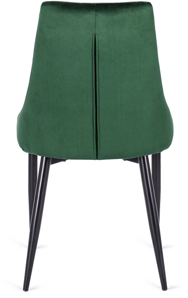 Scaun din velur verde CORK