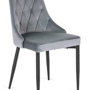 Scaun din velur gri CORK