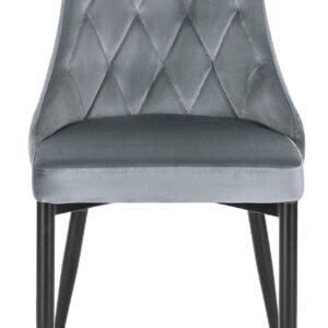 Scaun din velur gri CORK