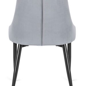 Scaun din velur gri CORK
