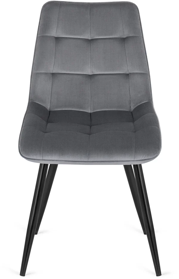 Scaun RIO din velur gri