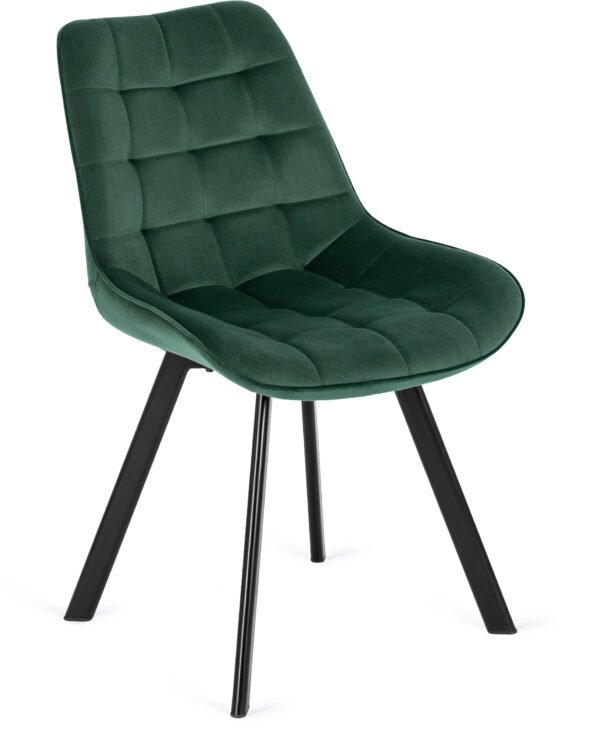 Scaun RICK în velur verde — MOBILA