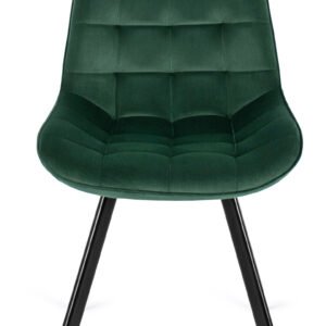 Scaun RICK în velur verde — MOBILA