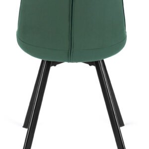 Scaun RICK în velur verde — MOBILA