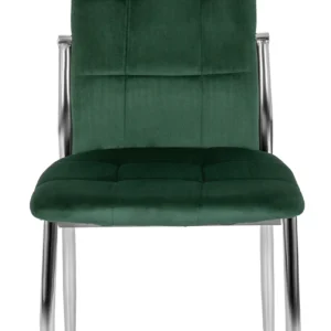 Scaun MOLLY din catifea verde — MOBILA