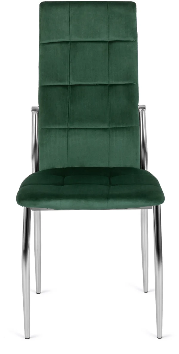 Scaun MOLLY din catifea verde — MOBILA