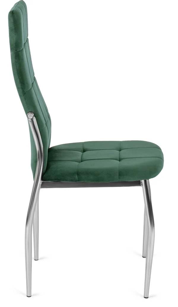 Scaun MOLLY din catifea verde — MOBILA