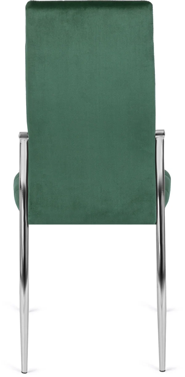 Scaun MOLLY din catifea verde — MOBILA