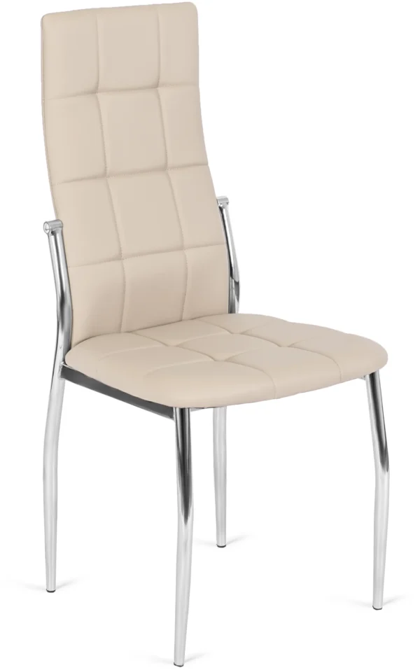 Scaun MOLLY din piele ecologică bej