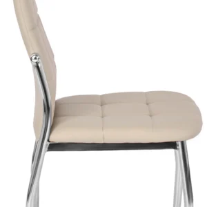 Scaun MOLLY din piele ecologică bej