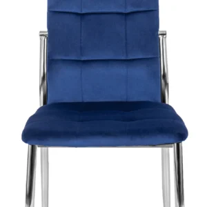 Scaun MOLLY din velur albastru marin