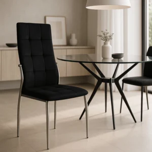 product-1823-0-1 Scaun MOLLY din velur negru