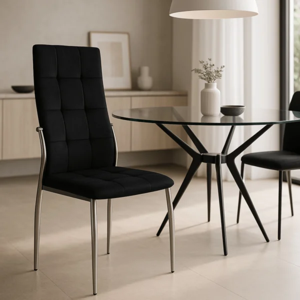 product-1823-0-1 Scaun MOLLY din velur negru