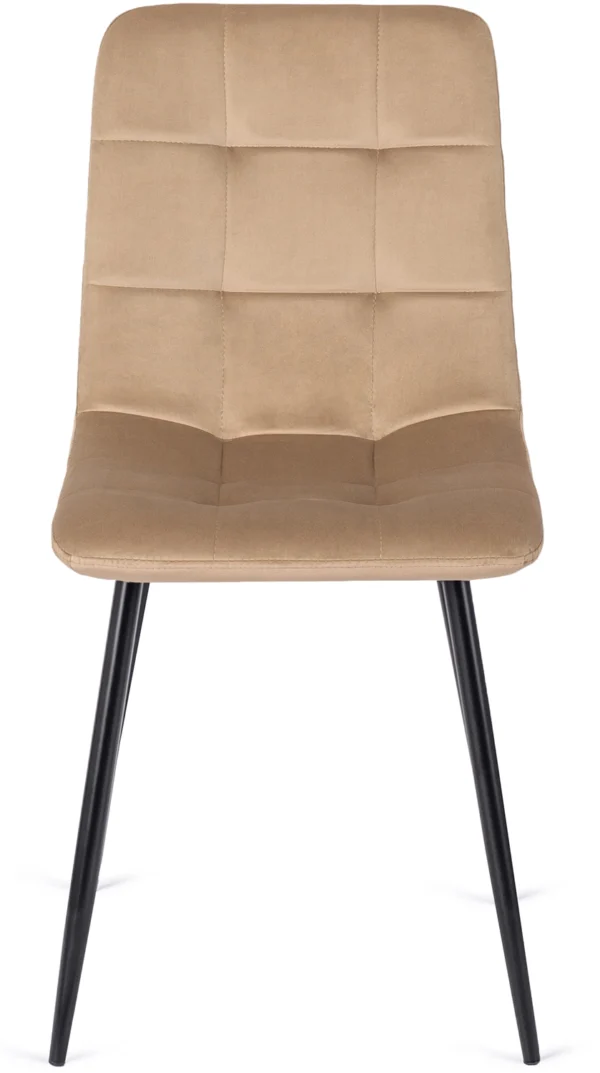 Scaun din velur bej PERU
