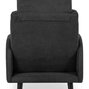 product-1861-3 Scaun de relaxare HENRY cu suport pentru picioare, negru