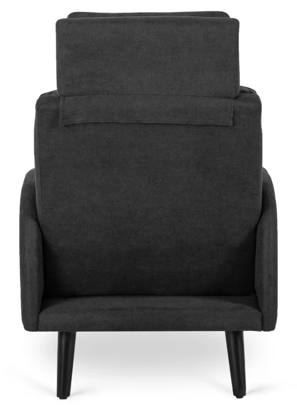 product-1861-3 Scaun de relaxare HENRY cu suport pentru picioare, negru