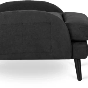 product-1861-5 Scaun de relaxare HENRY cu suport pentru picioare, negru