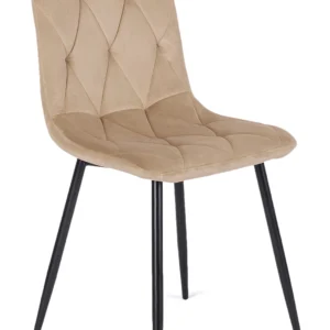 Scaun ROBIN din velur bej