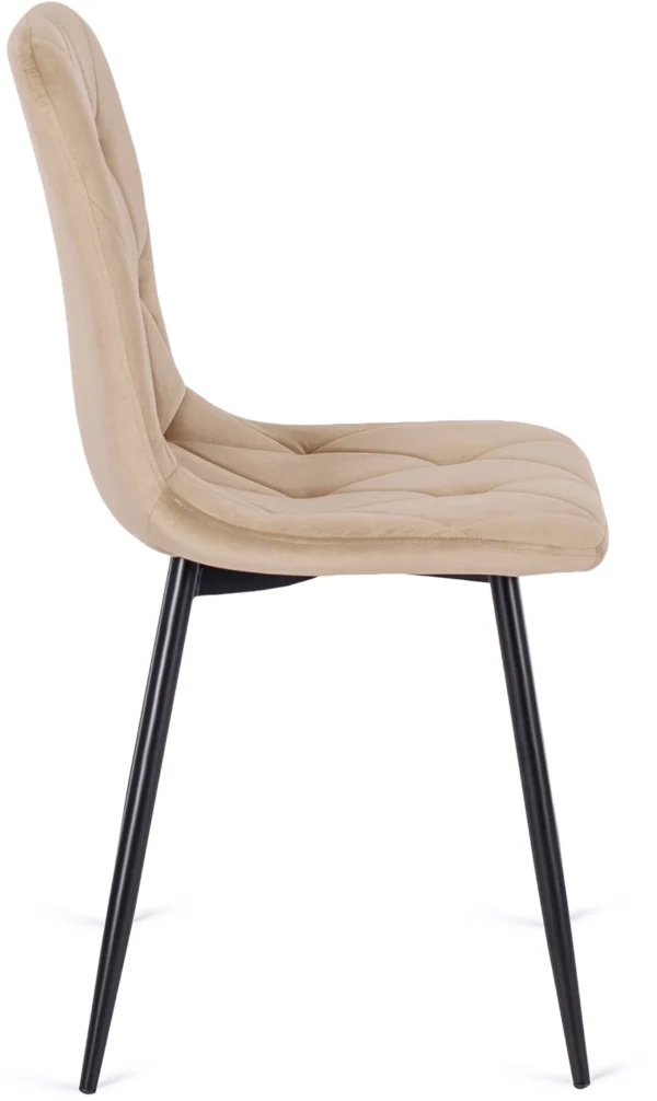 Scaun ROBIN din velur bej