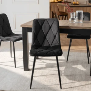 product-1895-1 Scaun ROBIN Velur negru