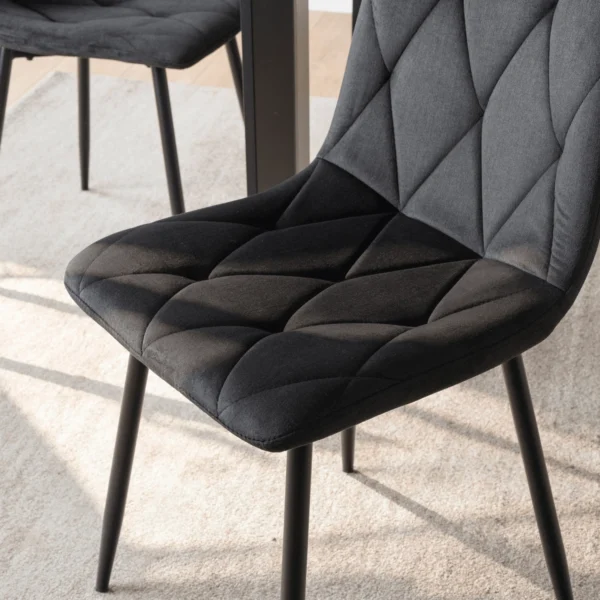 product-1895-2 Scaun ROBIN Velur negru