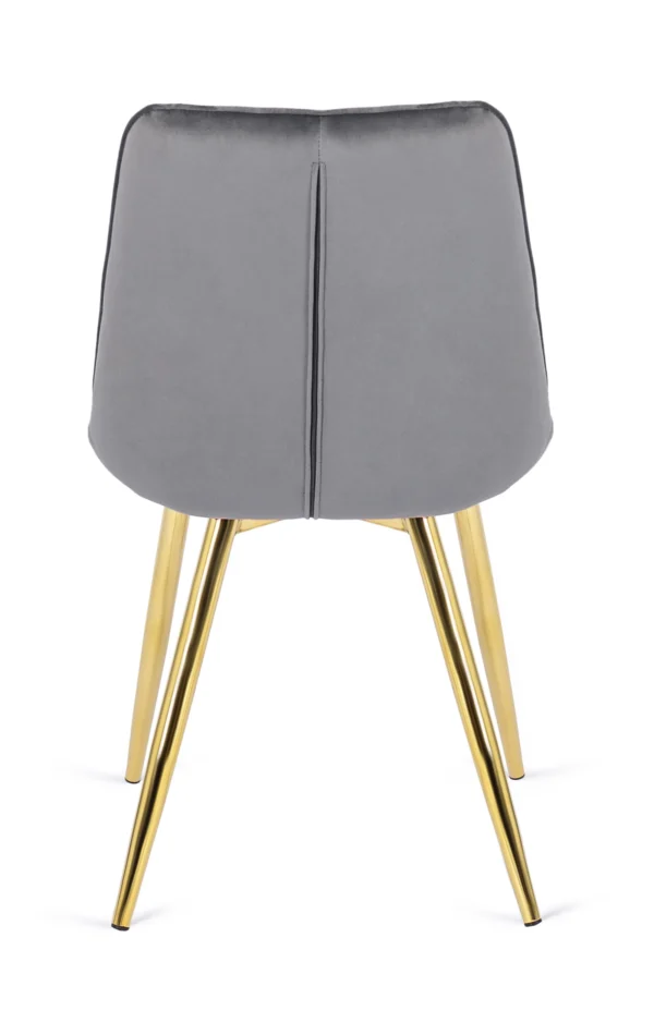 Scaun CARO din velur gri