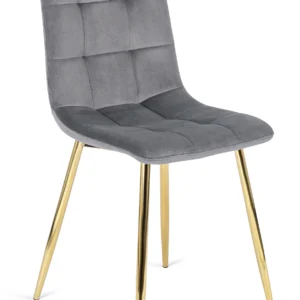 Scaun YORK din velur gri